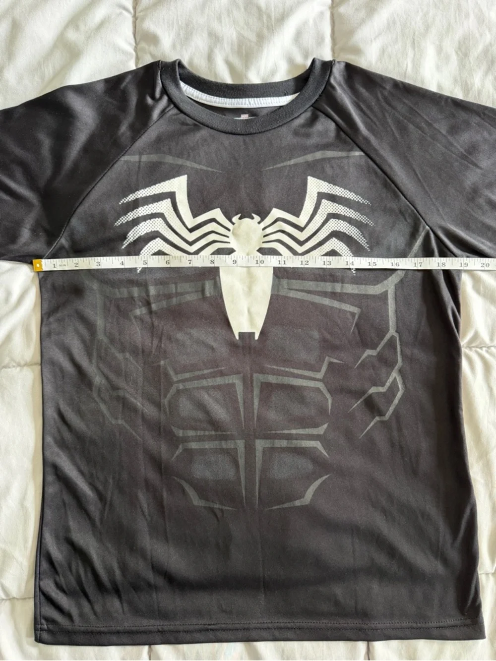 Marvel Spider-Man Venom Boys Size 16 Graphic Tee & Shorts Set Black Athletic